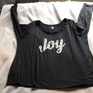 Black joy shirt
